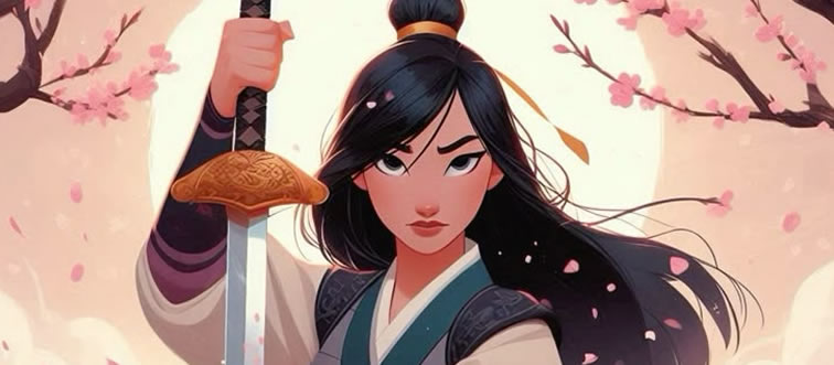 By what complete name is Mulan known in that 1998 cartoon classic?