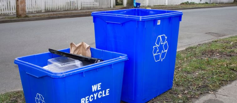 What pesky material is banned from your curbside recycling bin?