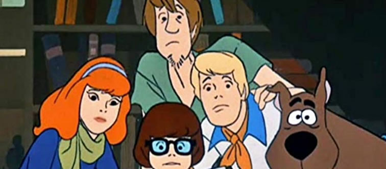 In what classic animation does a chatterbox Great Dane named Scooby take center stage?